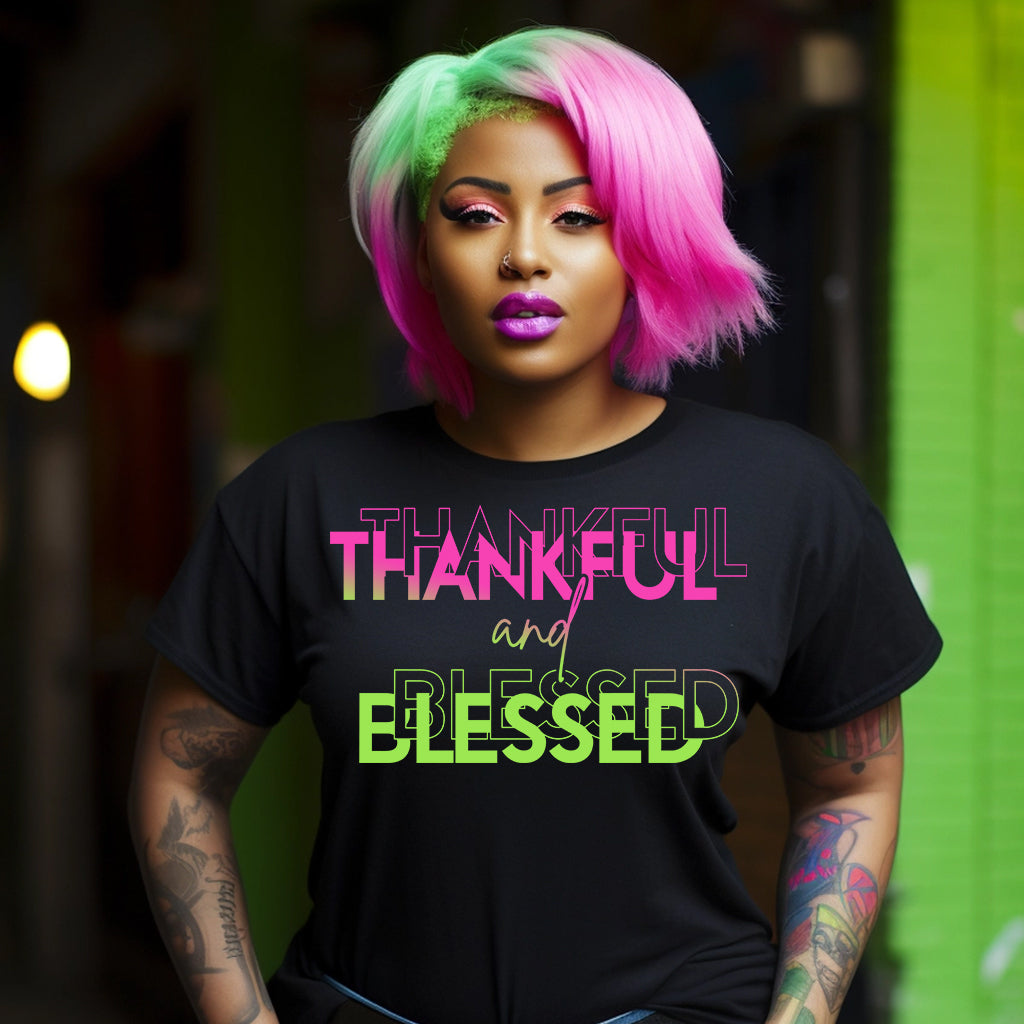 Thankful and Blessed DTF Transfer – dtftransfers247