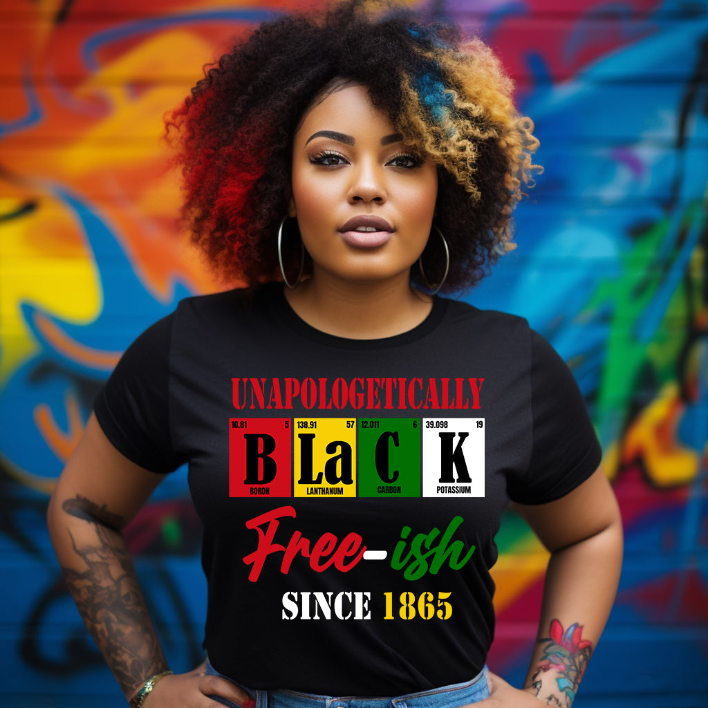 Unapologetically Black Freeish DTF Transfer