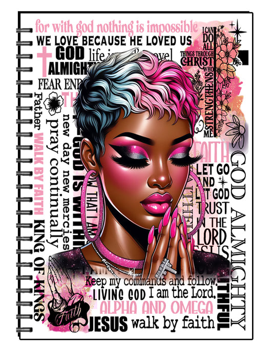 Woman of God Journal & Mug UV DTF Stickers - 22.8x24 Gang Sheet