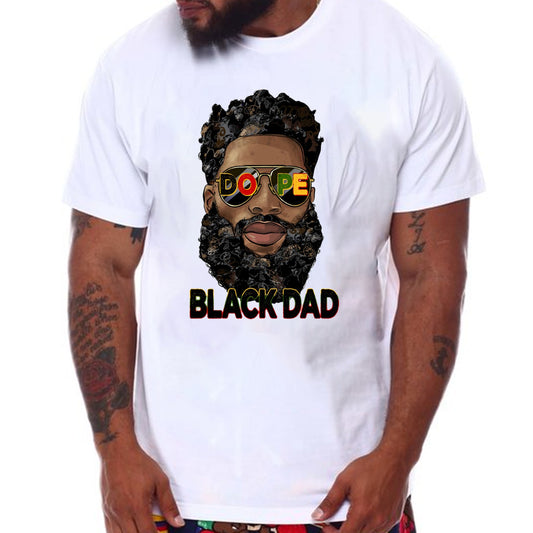 Dope Black Dad DTF Transfer