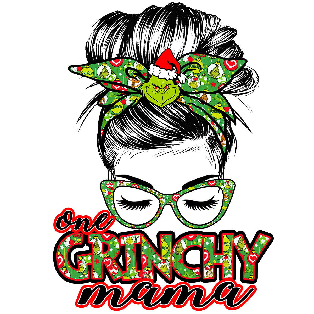 One Grinchy Mama - Straight