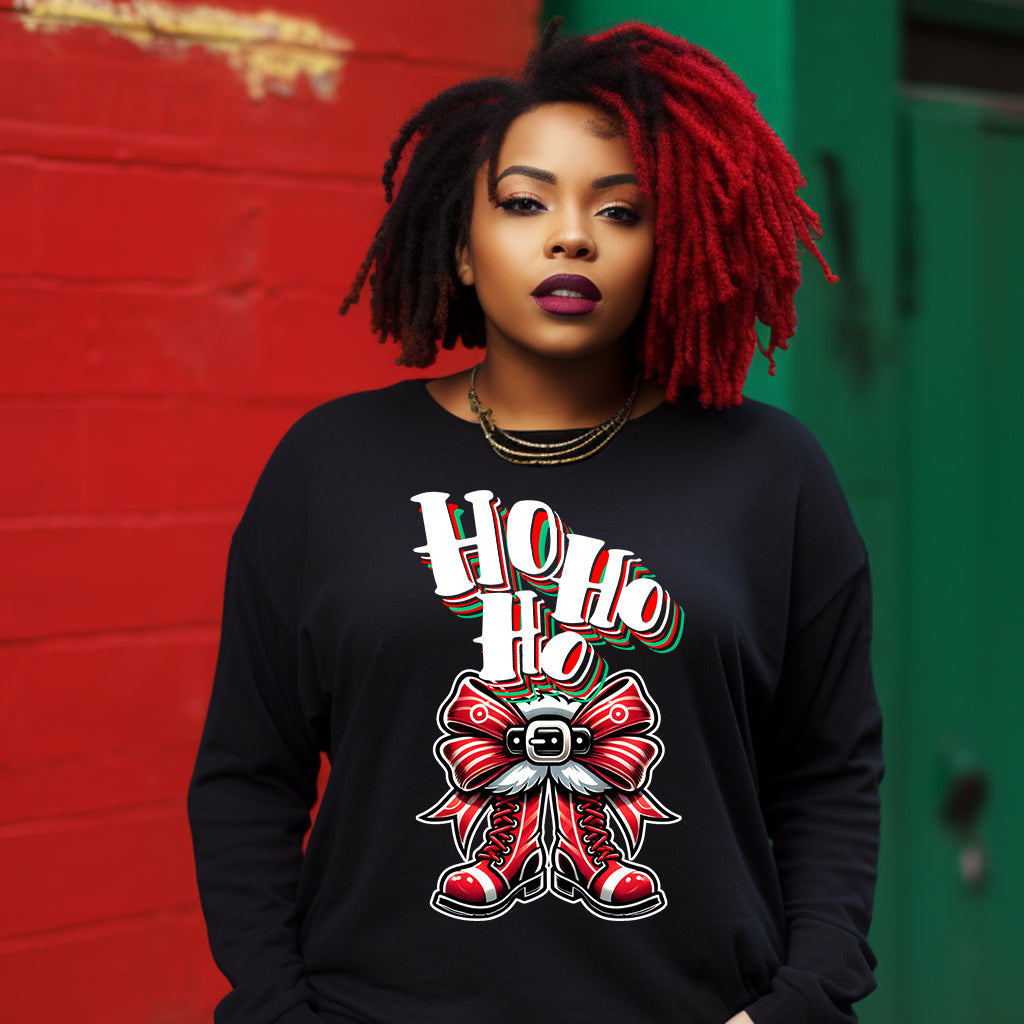 Ho Ho Ho Santa Boots DTF Transfer