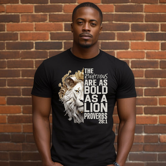 Bold Lion Proverbs DTF Transfer