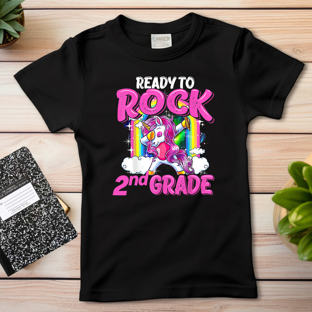 Ready to Rock 2nd Grade Unicorn DTF Transfer
