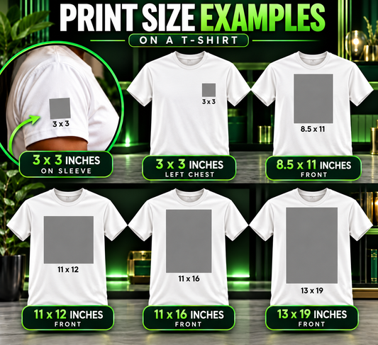 Custom Plus Size DTF Transfer - 13x19