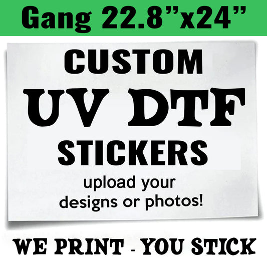 Order UV DTF Stickers - 22.8x24 Gang Sheet