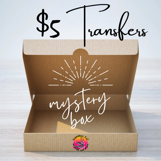 DTF Transfers Mystery Box - $5 per transfer