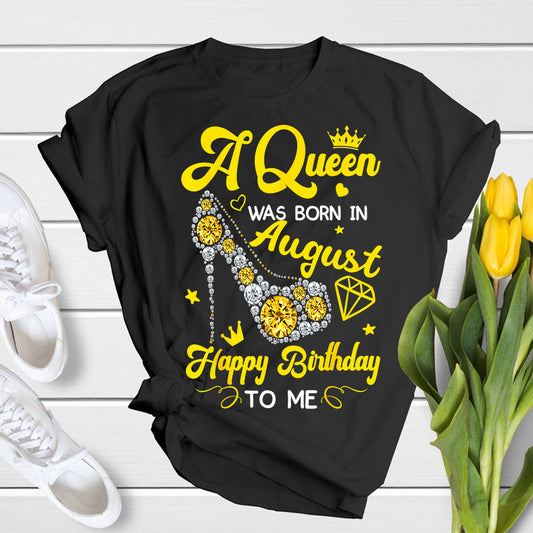 August Queen Yellow Shoes DTF Transfer