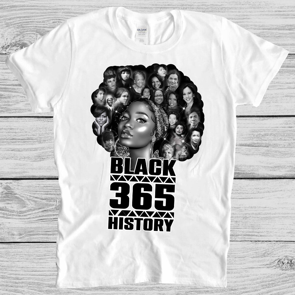 Black History 365 Faces DTF Transfer