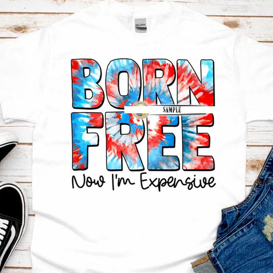 Born Free Expensive DTF Transfer