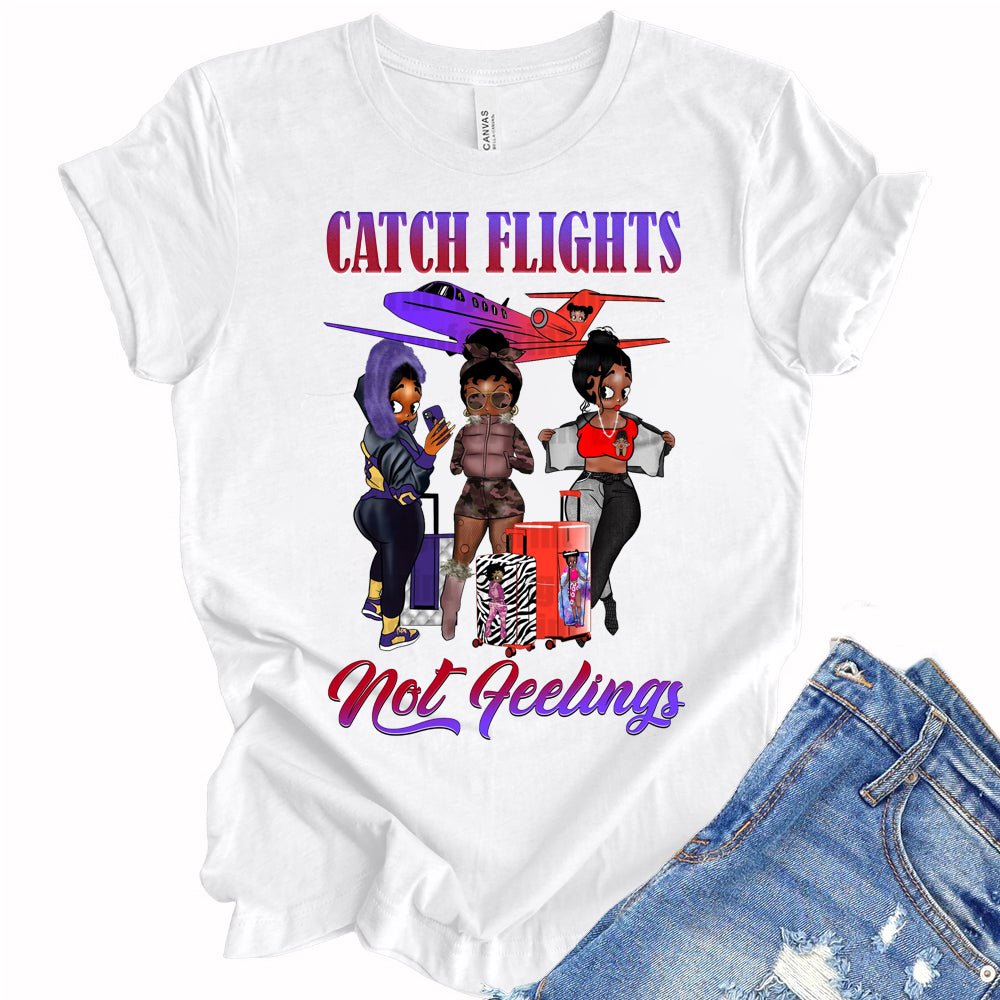 Catch Flights BB Purple DTF Transfer