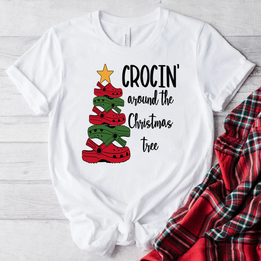 Crocin Around Christmas Tree DTF Transfer
