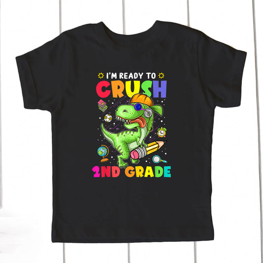 Crush 2nd Grade Hat Dinosaur DTF Transfer