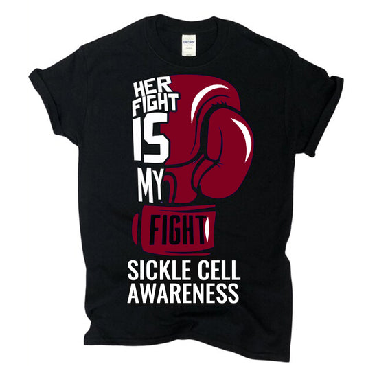 Her Fight Sickle Cell Gloves DTF Transfer