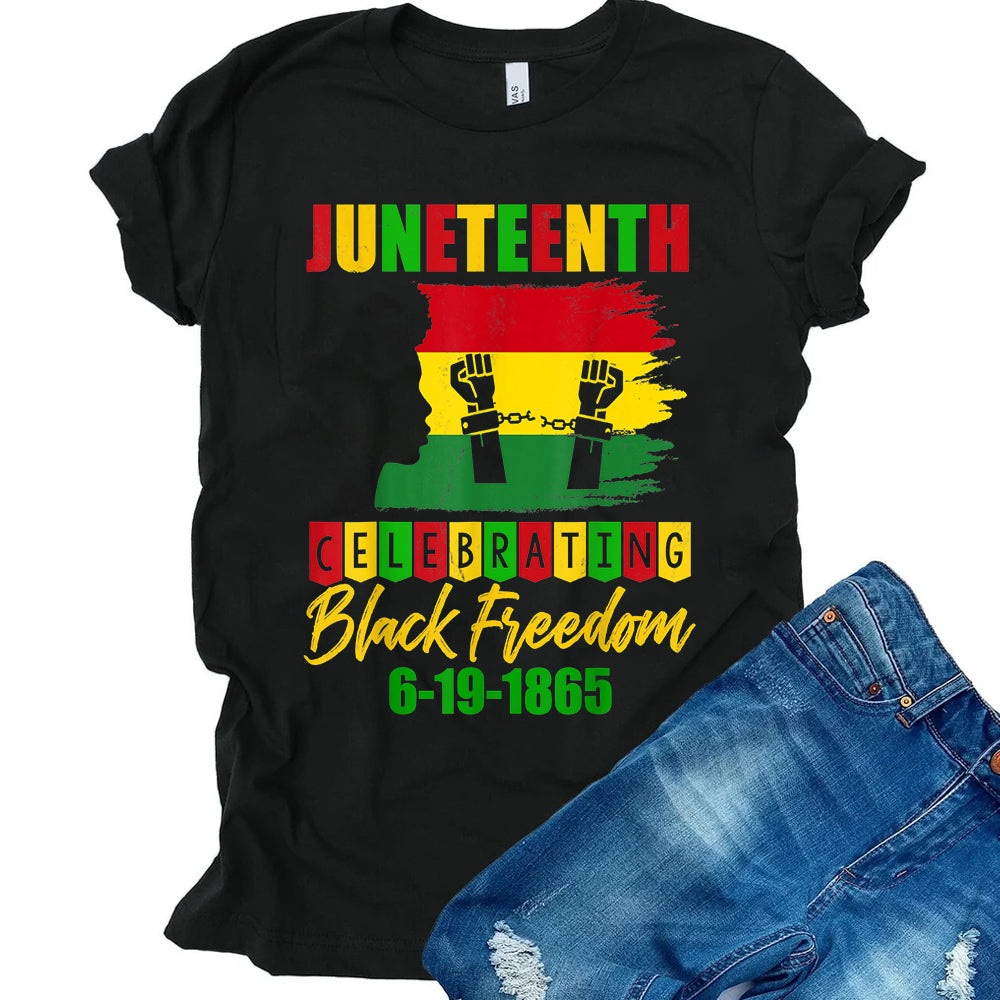 Juneteenth Celebrating Black Freedom Face DTF Transfer