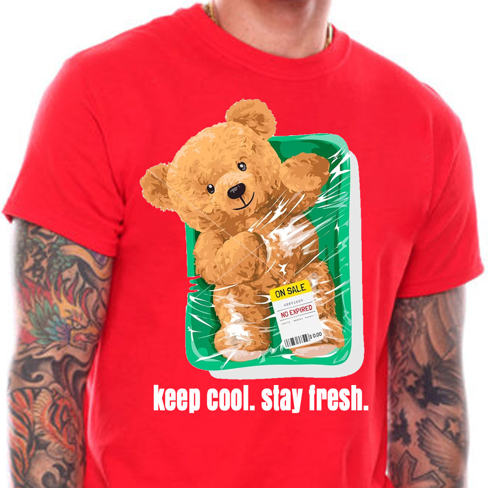 Keep Cool Stay Fresh Bear DTF Transfer