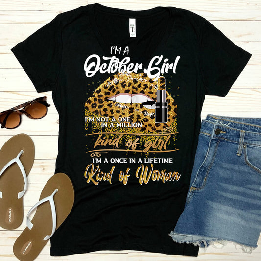 October Girl Cheetah Lips DTF Transfer