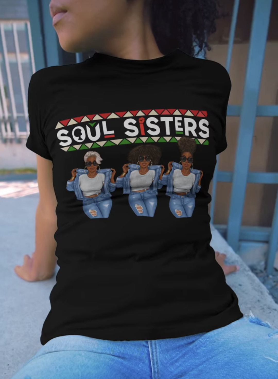 Soul Sisters DTF Transfer - white tshirts
