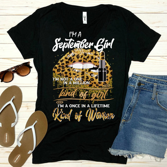 September Girl Cheetah Lips DTF Transfer