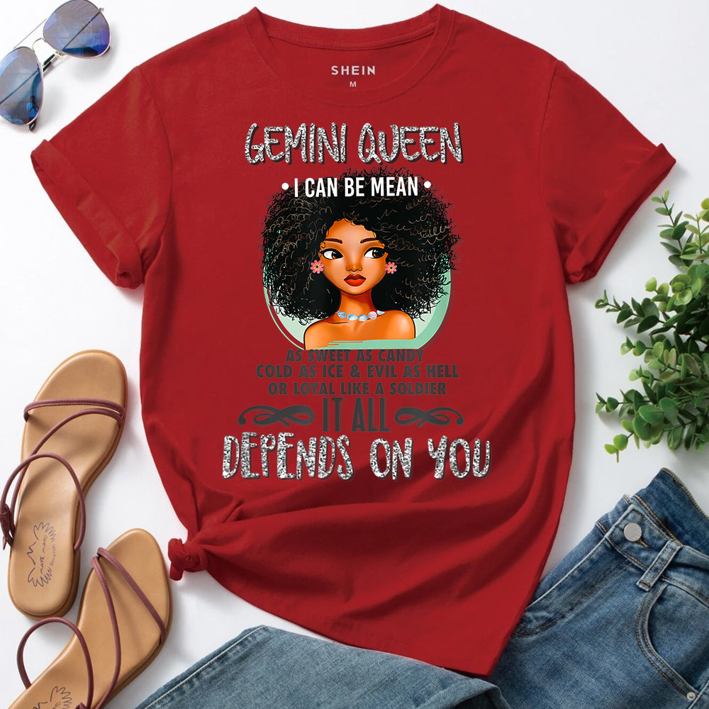 Gemini Queen Mean DTF Transfer