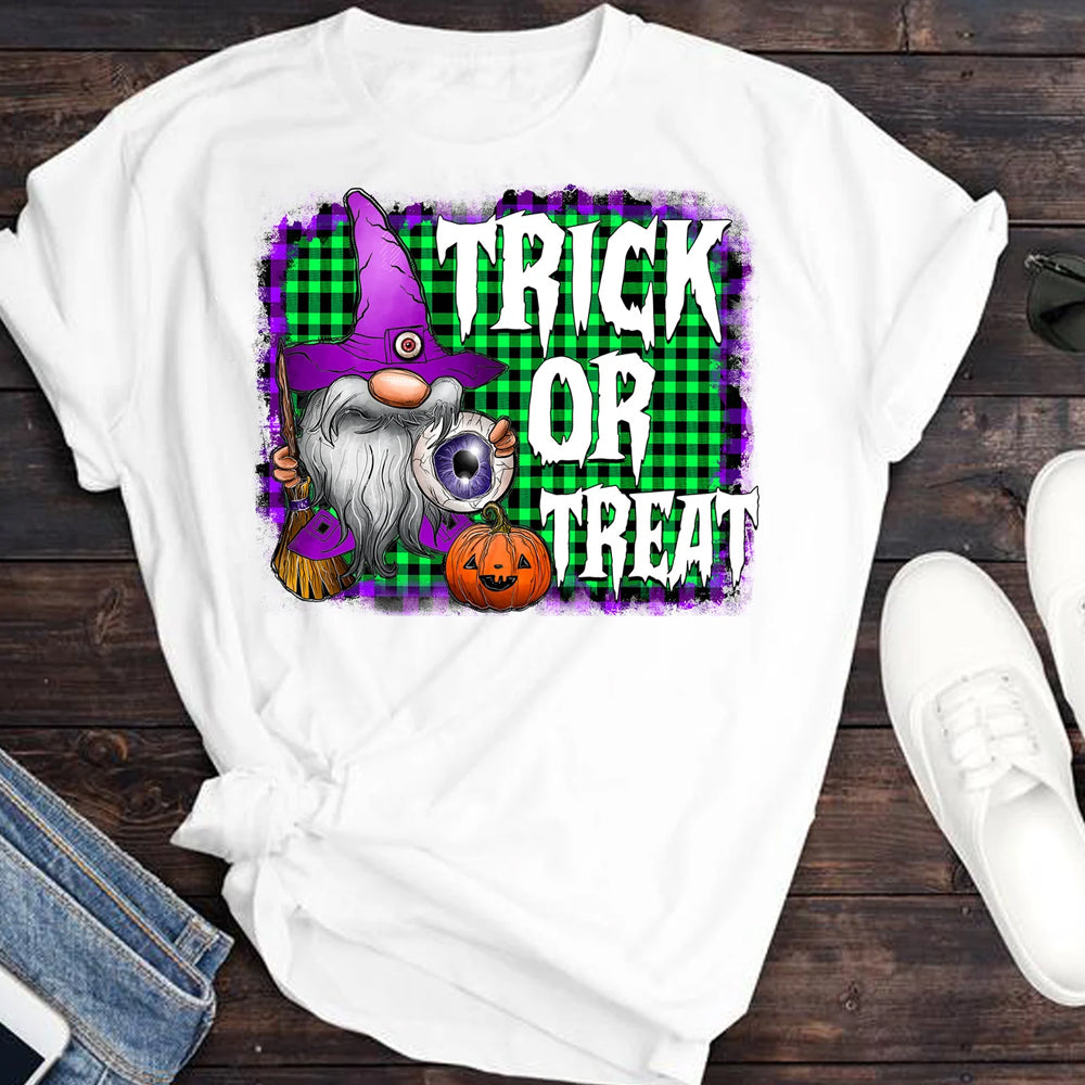 Trick or Treat Gnome DTF Transfers