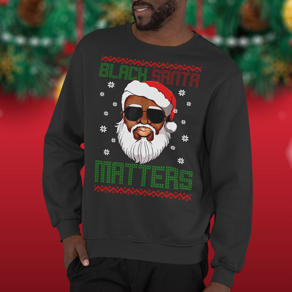 Black Santa Matters DTF Transfer