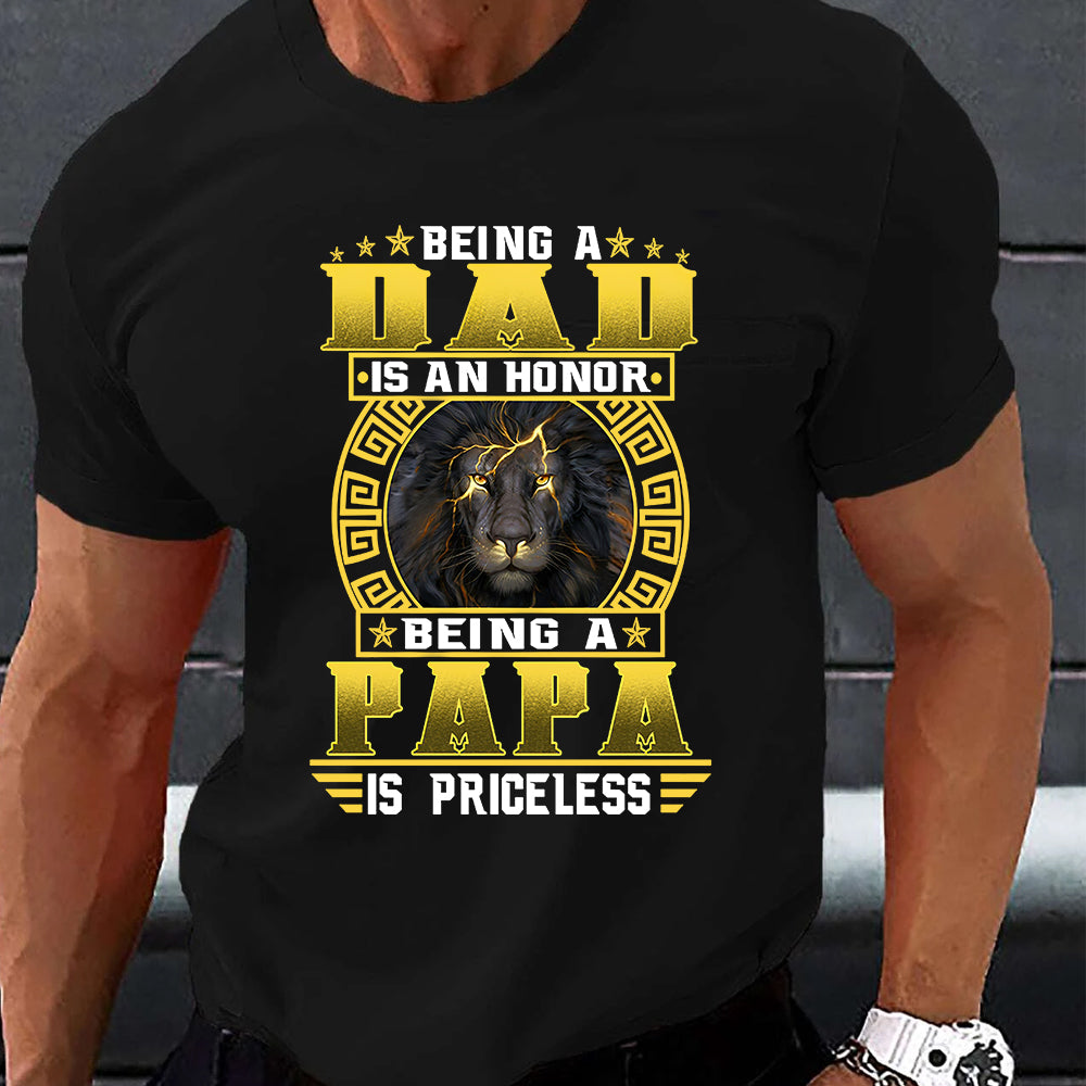 Priceless Papa Lion DTF Transfer