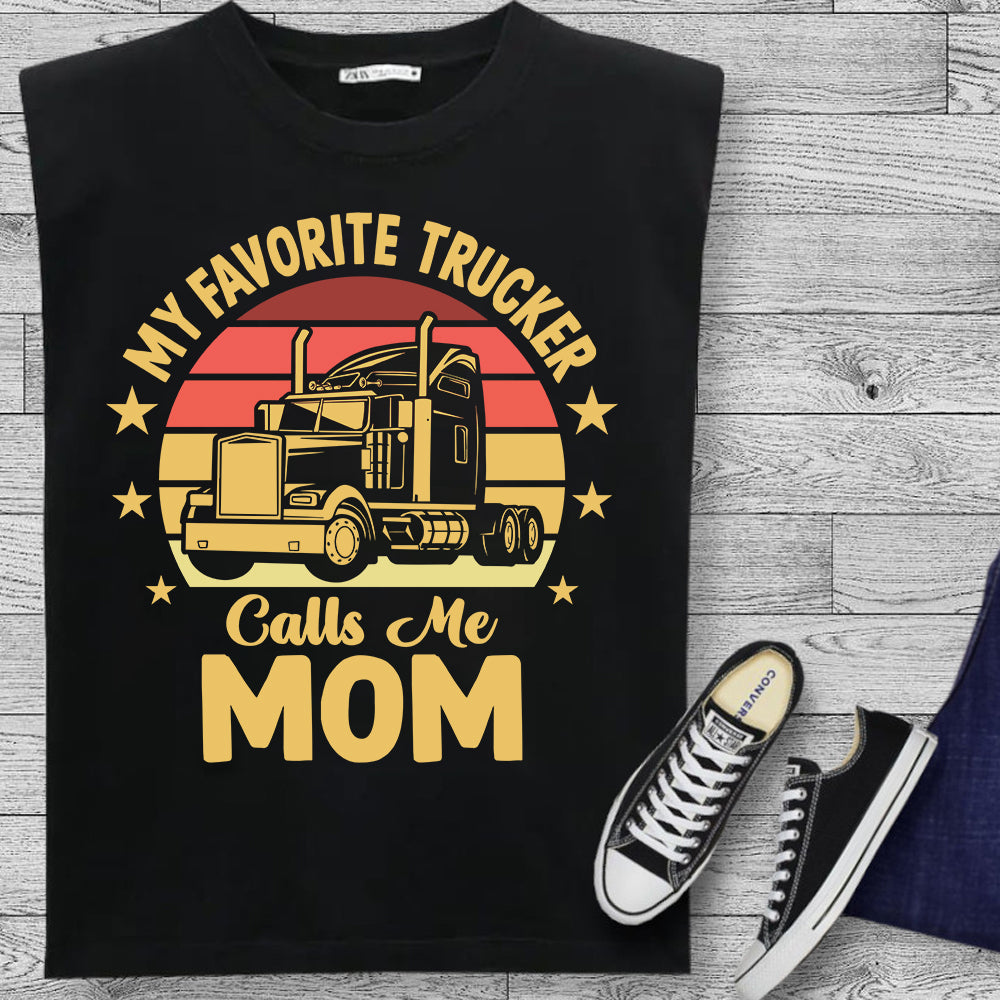 Favorite Trucker Mom DTF Transfer
