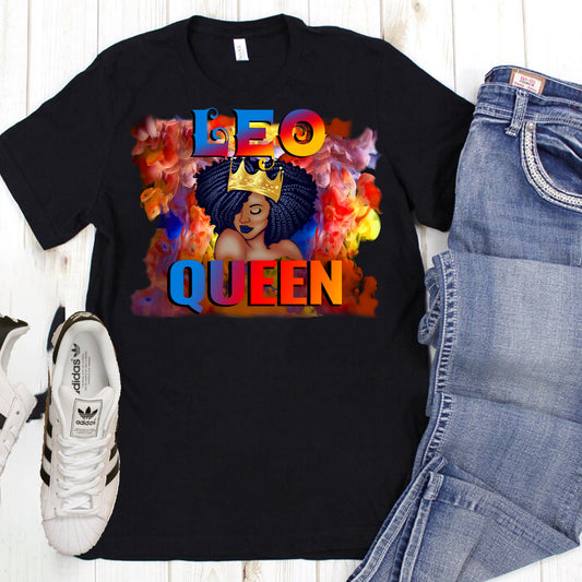 Leo Queen Smoke DTF Transfer