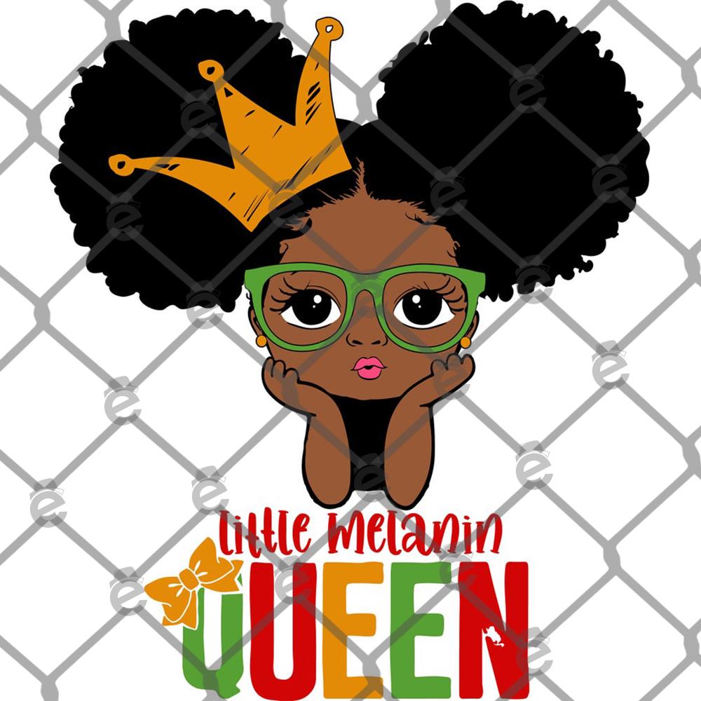 Little Melanin Queen DTF Transfer
