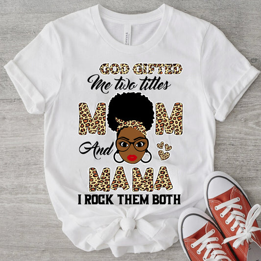 Mom and Mama Titles DTF Transfer