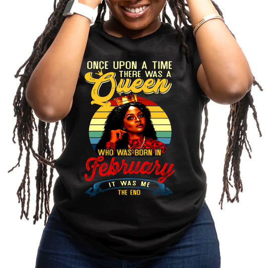 February Once Upon Queen DTF Transfer